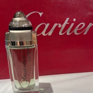 Cartier Roadster Eau de Parfum — Clear Glass with Silver Accents